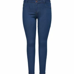 Outlet Only Carmakoma Dame Jeans Plus Size - Denim Blue