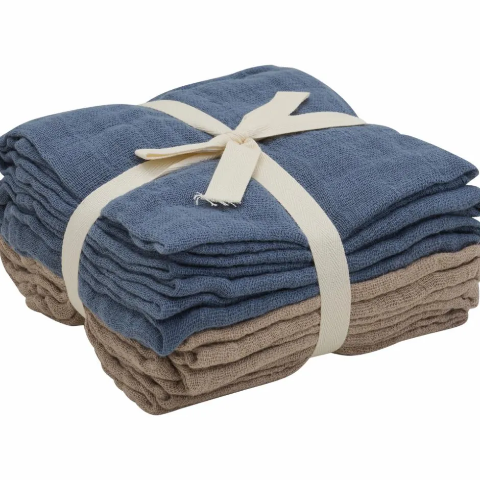 Hot Pippi Baby Stofble i økologisk bomuld - China Blue