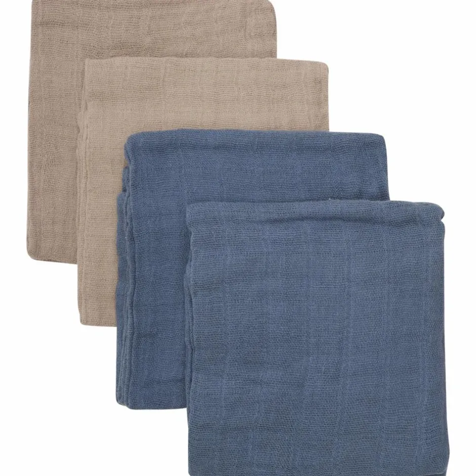 Hot Pippi Baby Stofble i økologisk bomuld - China Blue