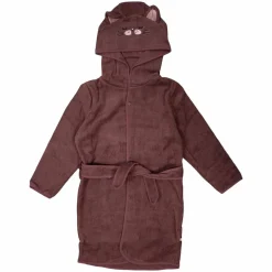 Hot Pippi Børne Morgenkåbe i økologisk bomuld - Rose Brown