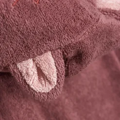 Hot Pippi Børne Morgenkåbe i økologisk bomuld - Rose Brown