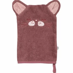 Clearance Pippi Børne Vaskeklud i økologisk bomuld - Rose Brown