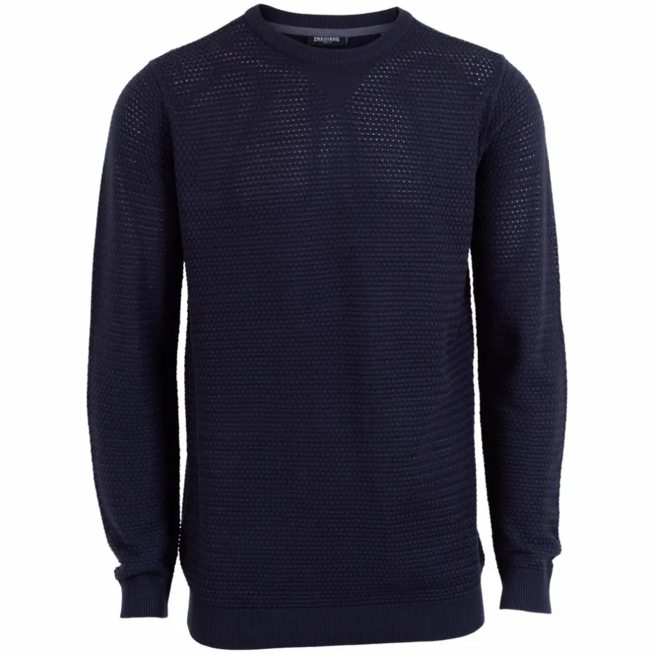 Sale Pre End Herre Striktrøje - Ultra Dark Navy