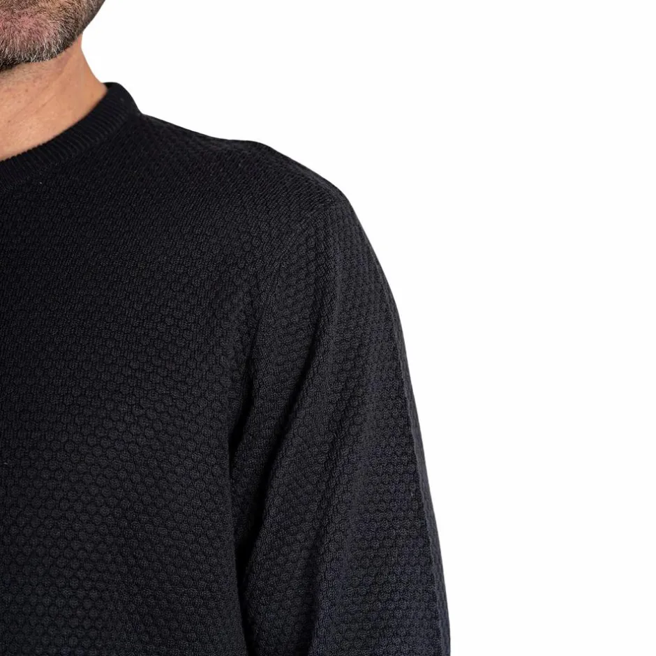 Sale Pre End Howard Herre Striktrøje - Ultra Dark Navy