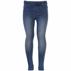 Queenz Grace Pige Jeans - M. Light Blue Denim