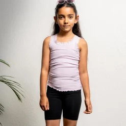 Sale Queenz Roselina Pige Top - Lavender Frost