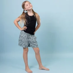 Queenz Sofia Pige Shorts - Mint AOP