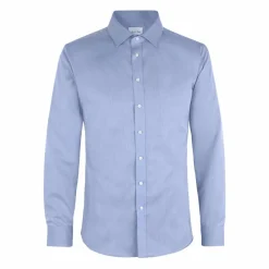 Discount Seven Seas by ID Herre Skjorte - Lys Blå