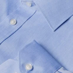 Discount Seven Seas by ID Herre Skjorte - Lys Blå