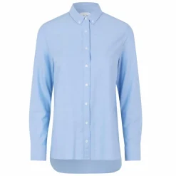 New Seven Seas by ID Oxford Dame Skjorte - Lys Blå