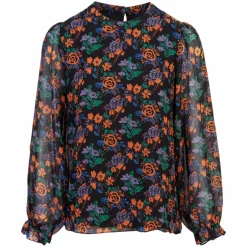 Best Sirup Dame Bluse - Orange Flower
