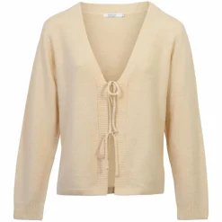 Outlet Sirup Dame Cardigan - White Asparagus