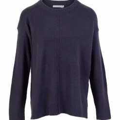 New Sirup Dame Striktrøje - Dark Navy