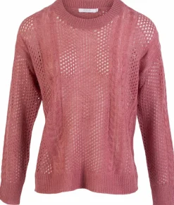 Sale Sirup Dame Striktrøje - Mauvewood