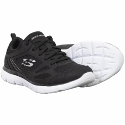 Clearance Skechers Summits Suited Dame Sneakers - BKW