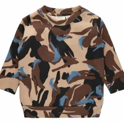 Hot Soft Gallery Drenge Sweatshirt i økologisk bomuld - Cuban Sand