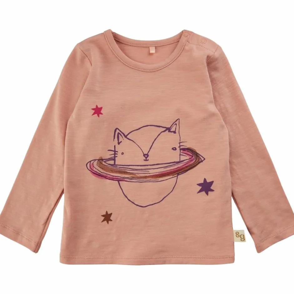 Soft Gallery Pige Bluse i økologisk bomuld - Dusty Coral