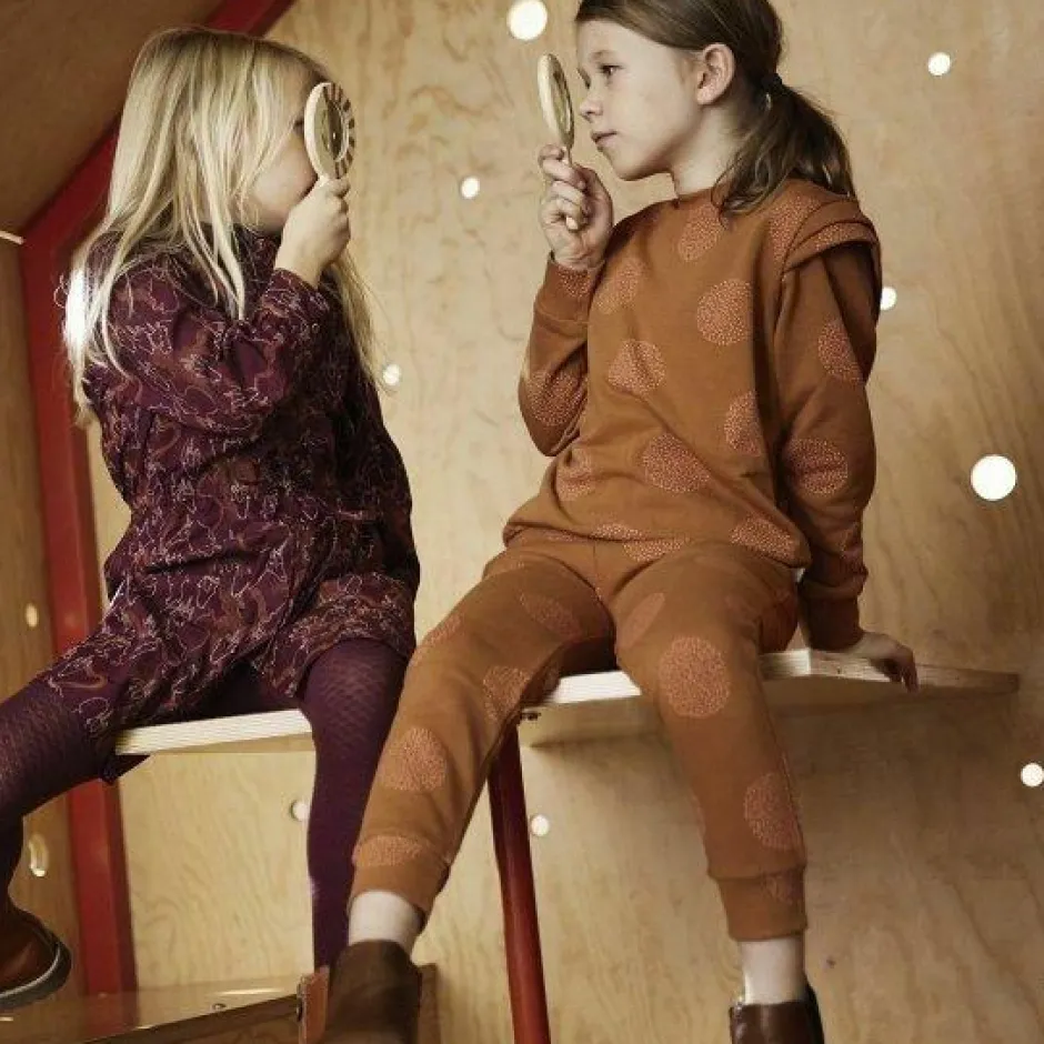 Outlet Soft Gallery Pige Sweatshirt i økologisk bomuld - Glazed Ginger