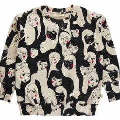 Soft Gallery Pige Sweatshirt i økologisk bomuld - FOG