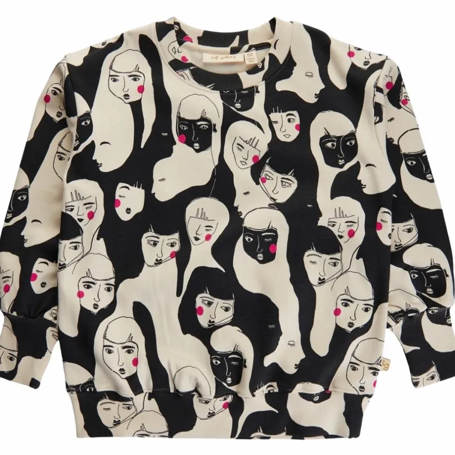 Soft Gallery Pige Sweatshirt i økologisk bomuld - FOG