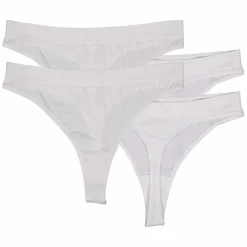 Best Steenholt Alison Dame G-streng i bambus - Bright White