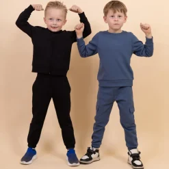 Steenholt Boston Børne Hættetrøje - Black