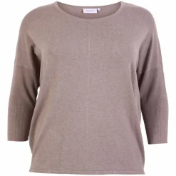 Clearance Steenholt Cava Dame Striktrøje - Sand