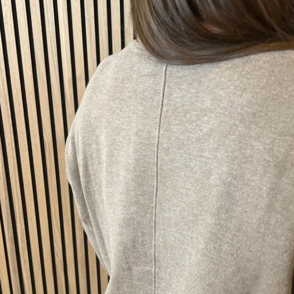 Clearance Steenholt Cava Dame Striktrøje - Sand