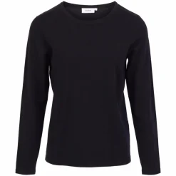 Best Steenholt Cava Dame Striktrøje Plus Size - Black