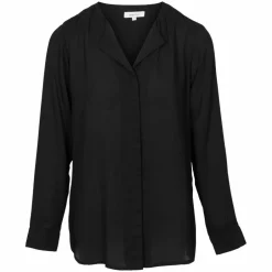 Clearance Steenholt Clara Dame Bluse - Jet Black