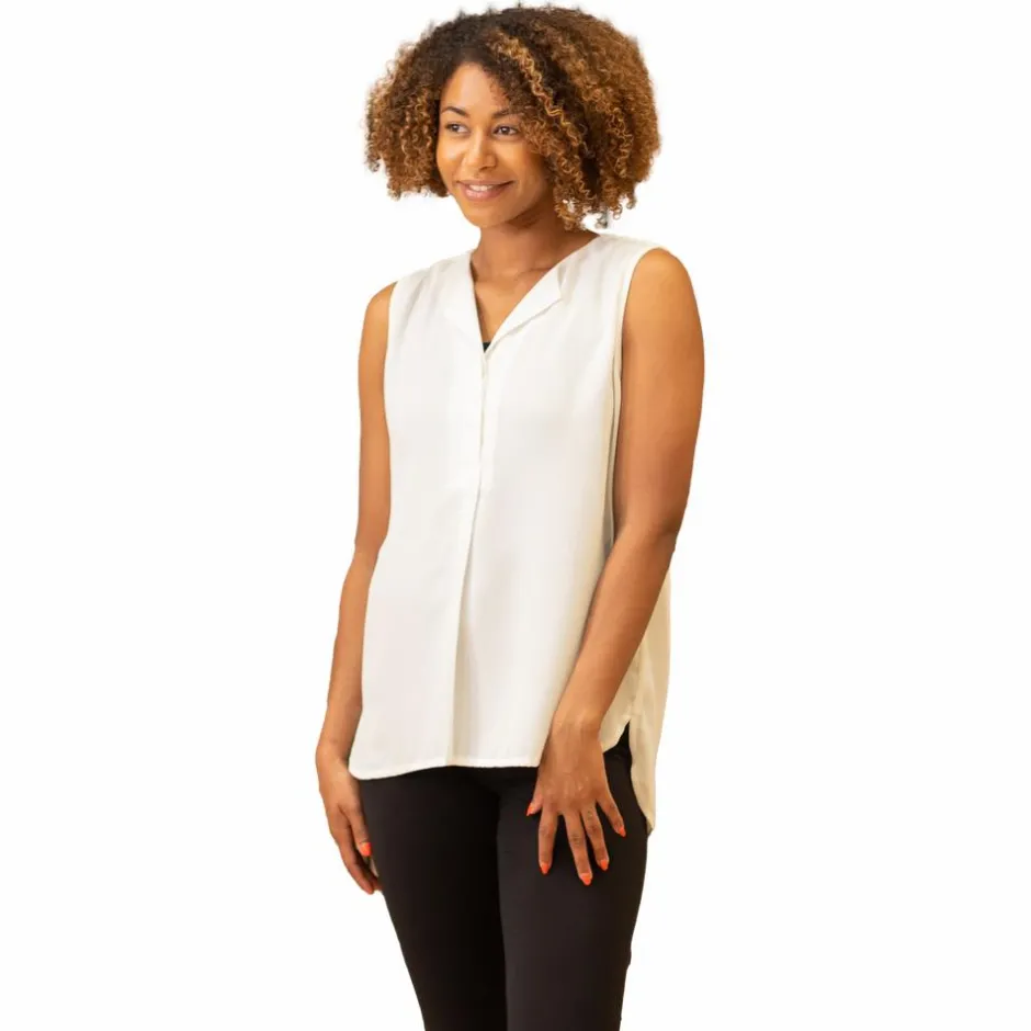 Sale Steenholt Clara Dame Top - Bright White