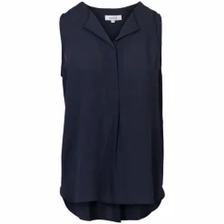 Outlet Steenholt Clara Dame Top Plus Size - Navy