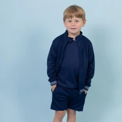 Discount Steenholt Corner Børne Cardigan - Blue Nights