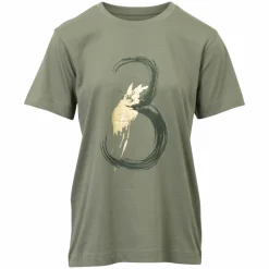 Online Steenholt Dame T-shirt m. glimmer - P3 Vetiver