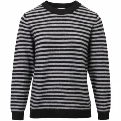 Sale Steenholt Gora Dame Striktrøje - BLACK/GREY