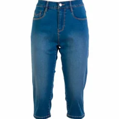Best Steenholt Grace Dame Capri - M. Light Blue Denim