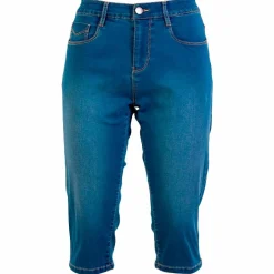 New Steenholt Grace Dame Capri Plus Size - M. Light Blue Denim