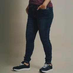 Discount Steenholt Grace Dame Jeans m. stretch Plus Size - Navy