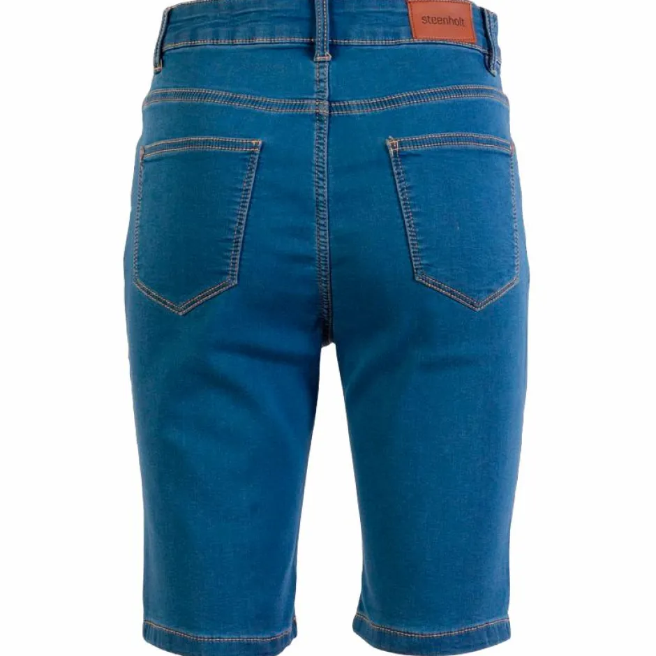 Steenholt Grace Dame Shorts - M. Light Blue Denim
