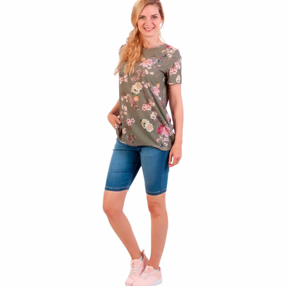 Steenholt Grace Dame Shorts - M. Light Blue Denim