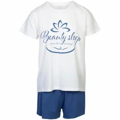 Discount Steenholt Indy Dame Nattøjssæt - Offwhite