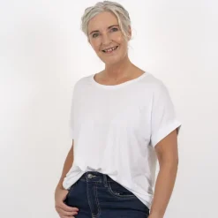 Discount Steenholt Joan Dame T-shirt - Bright White