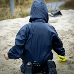 Best Steenholt Moss Børne Regnsæt - Blue Nights