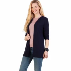 Outlet Steenholt Nelly Dame Cardigan - Navy