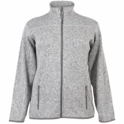 Online Steenholt Ocean Dame Fleecejakke Plus Size - Light Grey