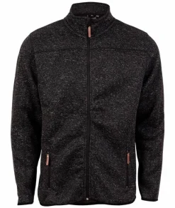 Sale Steenholt Ocean Herre Fleecejakke Plus Size - Dark Grey