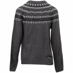 Online Steenholt Olivia Dame Striktrøje - Dark Grey