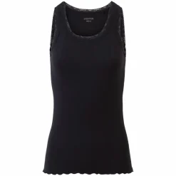 Outlet Steenholt Roselina Dame Top Plus Size - Black