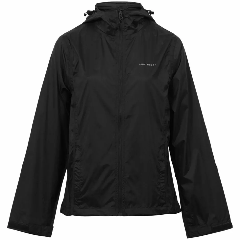 Clearance True North Dame Regnjakke - Black
