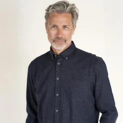 Best Vito Barny Herre Skjorte - Dk.navy mix